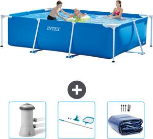 Piscina fuori terra rettangolare - 300x200x75 cm - 4 pezzi - Modello SCB81
