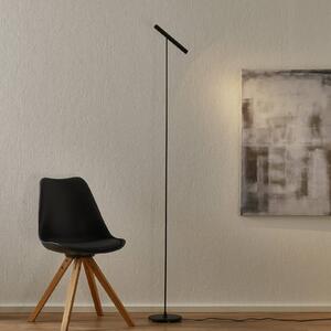 Molto Luce Molto Luce F Lampada da terra a LED, nera, dimmer a sensore