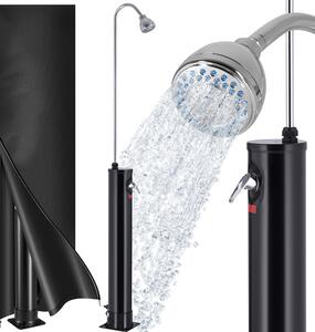 Monzana Doccia Solare da Giardino 18L 215cm Docce da Campeggio Piscina Fino a 60°C Miscelatore