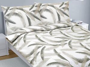 Set di lenzuola in crêpe - 1 set 180x200, 70x90 - grigio, bianco