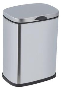 Cestino per la spazzatura color argento opaco in acciaio inox da parete 3 l Sare – Wenko