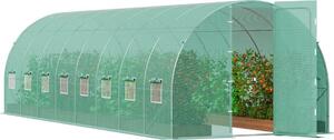 Serra a tunnel serra fredda per pomodori 835x290x225 cm - serra verde per piante da giardino - robusta e resistente alle intemperie
