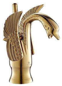 Rubinetto lavabo KRAN swan retro GOLD EMINA