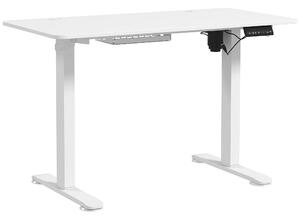 Vinsetto Scrivania sit-stand regolabile in altezza, 120x60x72-116cm, Bianco | Aosom Italy