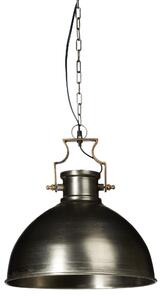 Lampada a sospensione Relaxdays in stile industriale, opaca, grande, A x L x P: 145 x 40,5 x 40,5 cm, a forma di campana, metallo, E27 fino a 40 W, antracite