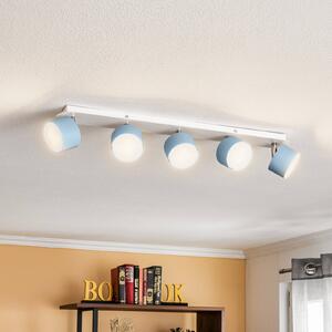 Eko-Light Faretto soffitto Cloudy 5 luci blu