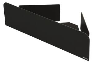 Mensola da bagno senza foratura/ad angolo nera in acciaio inox con aggancio Turbo-loc Lizan – Wenko