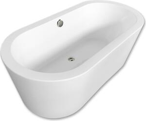 Vasca freestanding 170 x 80 cm Design moderno e innovativo CLEOPATRA