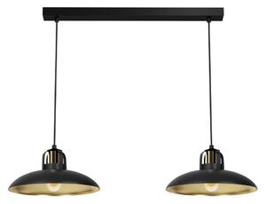 Felix Nero/Oro 2Xe27 Lampada a sospensione Lampada a soffitto Lampada a soffitto Lampada a sospensione