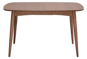 Tavolo da pranzo rettangolare allungabile in legno scuro noce L130-160 cm HELMA