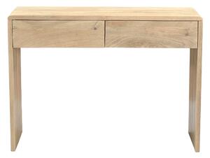 Console con contenitore in legno chiaro massiccio di mango L105 cm LATIKA