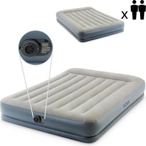 Materasso Gonfiabile Gonfiabile 203x152 cm con Pompa Doppia Intex 64118ND