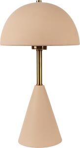Clayre & Eef Lampada da tavolo a fungo Ø 23x40 cm Metallo beige