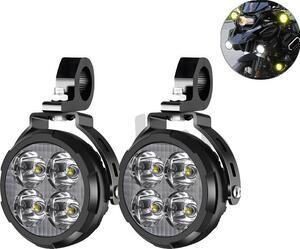 Faro LED per moto, alta luminosità, costruzione durevole, 2pcs 3.5inch D035