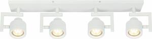 Faretto da soffitto a 4 punti bianco orientabile Alenis 2 4xGU10 50W REA823314-01 Reality