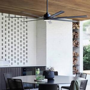 Beacon Lighting Ventilatore da soffitto Beacon con luce Atlanta nero DC silenzioso