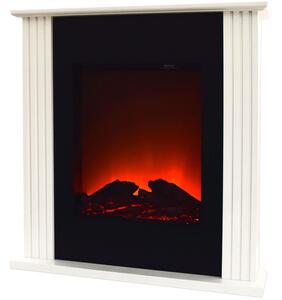 Caminetto elettrico Syntrox a libera installazione con effetto fiamma FSK-2000W-Elm