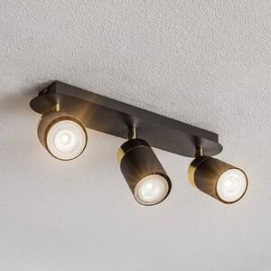 Eko-Light Spot da soffitto Joker, 3 luci, blu-oro