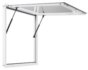 Tenda da sole per food truck con sportello di servizio, 92x92 cm
