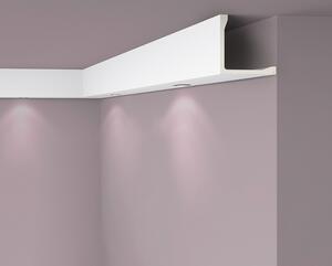 Modanatura di copertura NMC L5 ARSTYL Noel Marquet Battiscopa decorativo Cornice del soffitto Modanatura decorativa moderna bianca 2 m