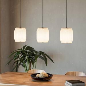 EGLO Lampada a sospensione Belgrave, lunghezza 88 cm, bianco/nero, a 3 luci