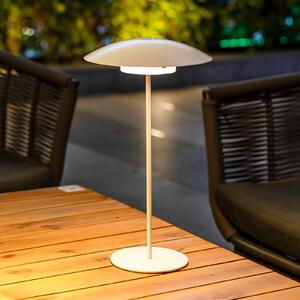 Newgarden Sardinia Lampada ricaricabile a LED IP44 bianco 30 cm