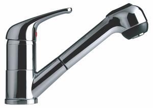 Rubinetto Cucina Miscelatore Monocomando Doccetta Estraibile Apell AP20CR Cromato