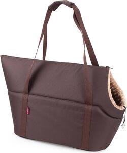 Borsa per cani Borsa per cani Borsa da trasporto per cani Gatti Borsa da trasporto Nuova Marrone Minky L