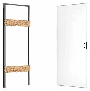 Porta da interno filo muro battente reversibile - 70xH210 cm