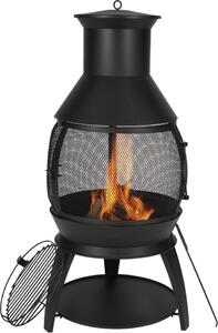 Caminetto da giardino - Stufa azteca Chimenea - Caminetto da esterno φ500 x1100mm per il giardino