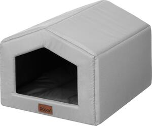 Cuccia per cani da interno con cuscino -46x50x29 cm- Morbida cuccia per cani in tessuto Oxford, idrorepellente, leggera e compatta | Doggy