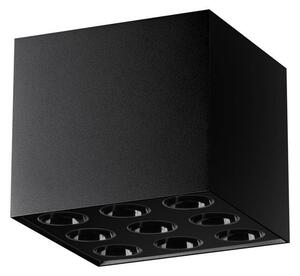 Lampada da soffitto OZZY nero LED 9xLED 16W alluminio 8.3x9.5x9.5cm Sollux Lighting