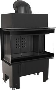 Camino NBC 680/280 7 kW Ø 160 nero Thermotec