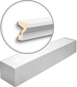 NMC FA10-box DOMOSTYL Noel Marquet 1 cartone con 6 strisce decorative Parapetto Profilo di facciata stile classico grigio | 12 m