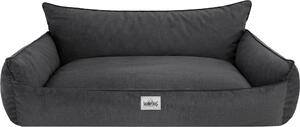 Letto ortopedico per cani JOKER letto per cani divano letto posto letto cesto materasso letto per animali XXXL 132x106 cm antracite velours