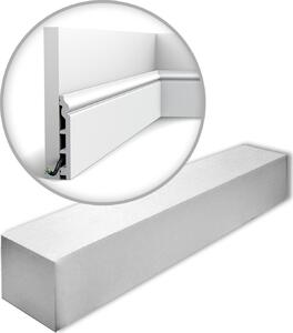 Modanature per pavimenti Orac Decor LUXXUS SX118-RAL9003-box 1 cartone con 14 modanature decorative 28 m