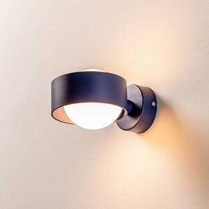 Argon Applique Mado di acciaio, blu, 1 luce