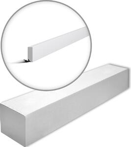 NMC FT1-box WALLSTYL Noel Marquet 1 cartone con 26 modanature decorative Modanatura per pavimenti Modanatura di rifinitura stile moderno colore bianco | 52 m