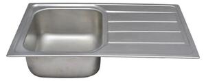 Lavello in acciaio inox Pyramis Athena 79x50 1B1D
