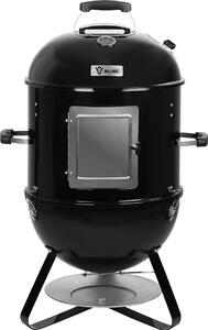 BBQ-Toro 3 in 1, affumicatore 3in1, griglia a bollitore e ciotola per il fuoco, con termometro