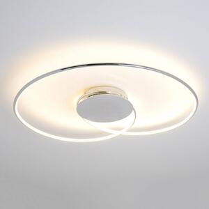 Lindby plafoniera a LED Joline, 74 cm, colore cromo, metallo