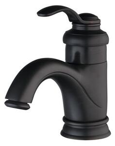 VALA KRAN lavabo a soppalco retrò nero rubinetto basso LAUFERI