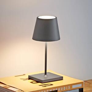 Sigor Nuindie mini lampada da tavolo LED, rotonda, USB-C, grigio grafite