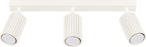 Lampada da soffitto KARBON 3L beige 3xGU10 10W alluminio 16.5x6.5x45cm Sollux Lighting