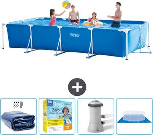 Piscina fuori terra rettangolare - 450x220x84 cm - 5 pezzi - Modello SCB8