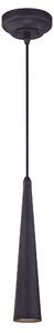 Lampada a sospensione Carney in metallo canna di fucile con LED dimmerabile