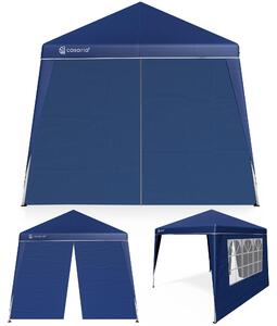 CASARIA® Gazebo Pop-up 3x3m Padiglione Incl 2x Pannelli Laterali Colori a Scelta Protezione UV50+ Borsa Pieghevole Tenda Festa Eventi Esterno Giardino