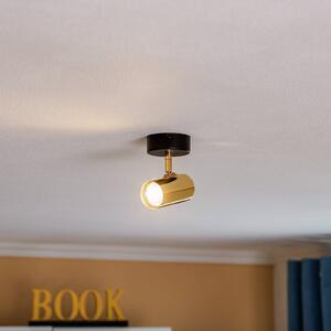 Argon Spot soffitto Lund in nero e oro, 1 luce