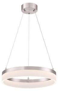 Lampada a sospensione LED dimmerabile Lucy nickel / vetro acrilico