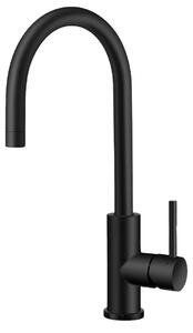 Miscelatore Victory GT2008 ad alta pressione nero opaco con soffione doccia regolabile e tubo doccia estraibile